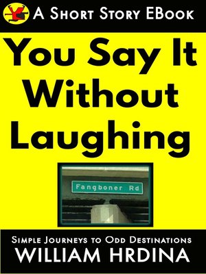 cover image of You Say It Without Laughing